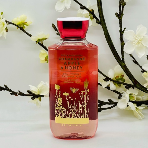 Bath & Body Works Champagne Apple & Honey Fine Fragrance ,Gel,Hand Cream 3Pc Set - Picture 3 of 5